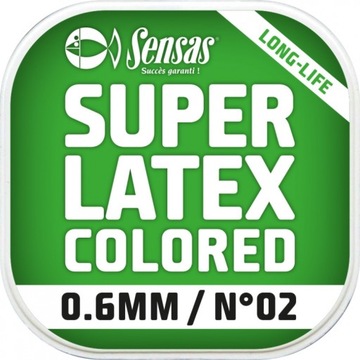 SENSAS AMORTYZATOR ,GUMA SUPER LATEX COLORED 1,6mm