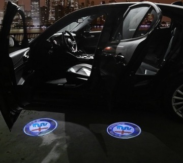 LED LOGO PROJEKTORY 3D BEZPRZEWODOWE ALFA ROMEO