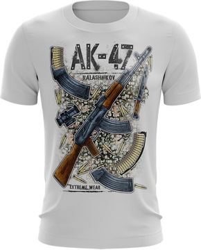 AK-47 Kalashnikov koszulka t-shirt bawełniana L