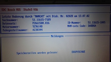 Контроллер EDC MS5 MAN F2000, F90, M2000, Автобусы - программирование, калибровка