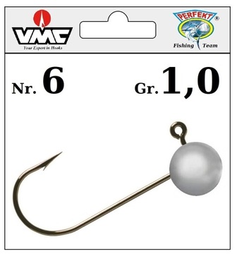 MINI JIG VMC BEZ KOŁNIERZA Nr.6 / 1,0 gr MYT - LOV