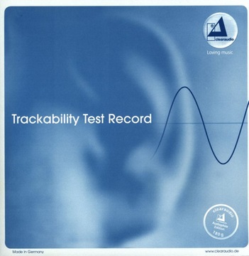 Płyta testowa CLEARAUDIO tracking, antyskating