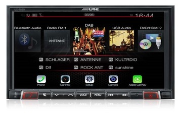 ALPINE iLX-702D HIGH-END CarPlay AndroidAuto DAB+
