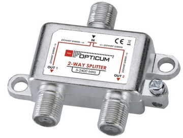 Splitter Rozgałęźnik 2-WAY TV Naziemnej Satelity