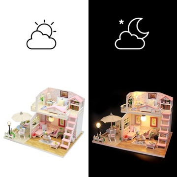 Миниатюрный дом Розовый лофт