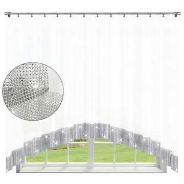 FIRANA GOTOWA WOAL 150x400 CYRKONIE ŁUK DIAMENTY