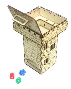 DICE TOWER WIEŻA do KOŚCI ZE SKLEJKI KS79