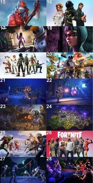 Fortnite fototapeta naklejka dziura w ścianie100cm