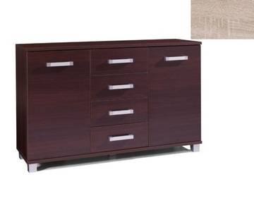 MS36 KOMODA SZAFKA 138 DĄB SONOMA 4 szuflady