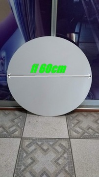 Столешница круглая, диаметр 80 см, белая Столешницы ДРУГИЕ ЦВЕТА