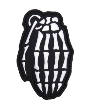 Naszywka SKULL GRENADE 101 Inc 3D PVC SWAT