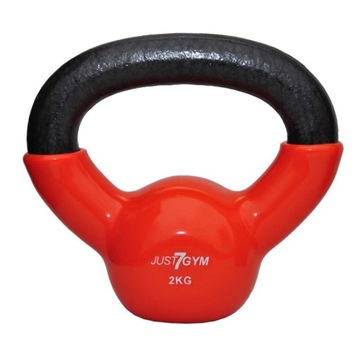 KETTLEBELL WINYLOWY 2KG HANTLA ODWAŻNIK KETTLE