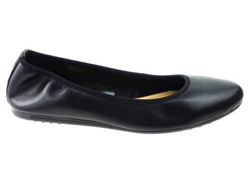 Tamaris buty balerinki 22122 czarne skóra 36