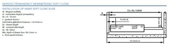 НАПРАВЛЯЮЩИЕ ДЛЯ ЯЩИКА L-300мм GH-3D SOFT CLOSE