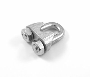 Zacisk linowy do lin kabłąkowy Ocynk 10mm 5szt.