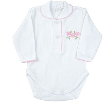 BODY DŁUGI RĘKAW WIZYTOWE Z HAFTEM 86