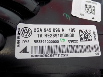 SVĚTLA ZADNÍ KOMPLET LED VW T-ROC