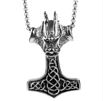 DUŻA ZAWIESZKA STAL 316L MŁOT THORA 61 MM