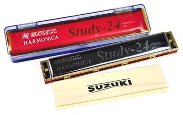 SUZUKI Study-24 w tonacji C-dur - Harmonijka ustna tremolo organki