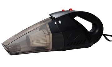Автомобильный пылесос с фонариком HEPA фильтр 12В 120Вт + мешок и насадки