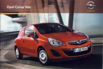 Opel Corsa Van prospekt mod. 2013 polski 07 2012