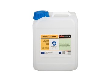 OLEJ RYCYNOWY czysty Castor oil 5L BIOMUS