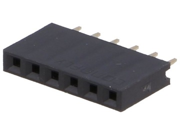 ZL262-6SG GNIAZDO KOŁKOWE ŻEŃSKIE 6 PIN 1x6 E4828
