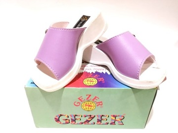 Buty Klapki dziewczęce Fioletowe Gezer 25