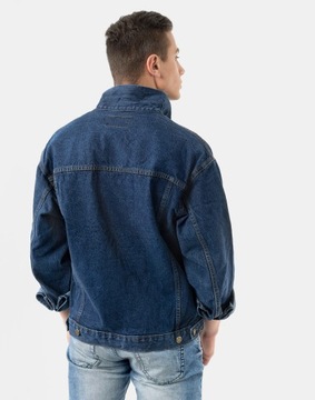 Kurtka Katana Bluza Jeansowa Jupa Dżinsowa Męska Dżins SHAVE JEANS M granat