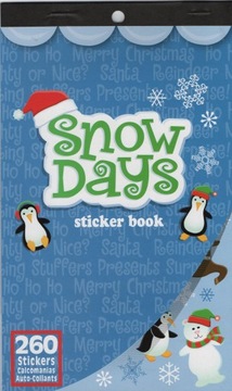 Zestaw Naklejki Nalepki Świąteczne Snow Days 260 s