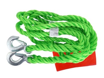 БУКСИРОВКА АВТОМОБИЛЯ БУКСИРОВКА 2000 КГ 2Т 4М 4 МЕТРА ВЕРЕВКА ПЛЕЖЕННАЯ ВЕРЕВКА