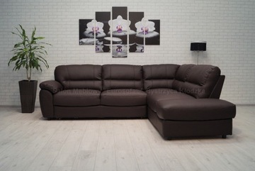 Skórzany narożnik sofa kanapa skóra 100% naturalna