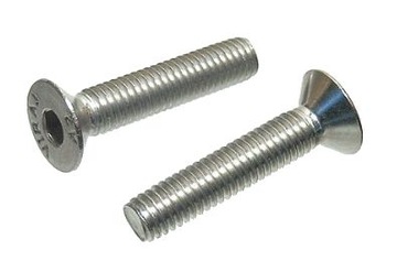 Śruba calowa 3/8 UNC 44mm DIN7991 INOX 2szt