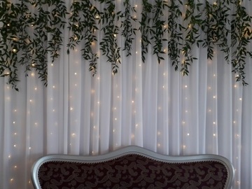 Kurtyna świetlna LED 2x2 m funkcja pamięci CIEPŁA