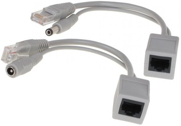 ADAPTER PoE ZASILANIE PO SKRĘTCE DC RJ45 HQ