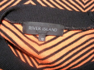 RIVER ISLAND sweter oversize vintage R 38