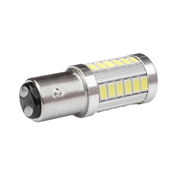 СВЕТОДИОДНАЯ ЛАМПА 33 SMD 5630 P21/5W BAY15D БЕЛАЯ 12В