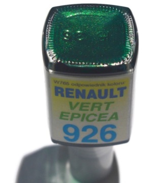 RENAULT 926 VERT EPICEA LAKIER ZAPRAWKA DO RYS ARA 10 ML