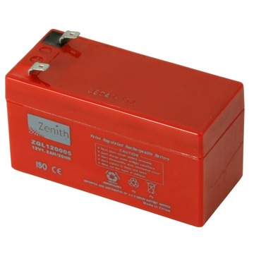 AKUMULATOR ZENITH AGM VRLA 12V 1.2Ah ZASILANIE FV
