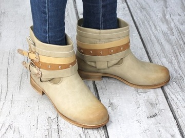 БОТИНКИ ЖЕНСКИЕ БЕЗУТЕПЛЕННЫЕ Слипоны, размер 39