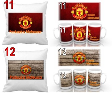 НАБОР «Манчестер Юнайтед» ПОДУШКА + КРУЖКА + ИМЯ