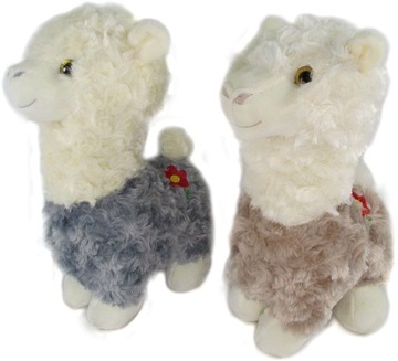 Maskotka Alpaka lama 2 kolory - 48cm
