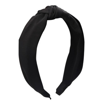 Opaska do włosów szeroka czarna klasyczna węzeł supeł pin up turban knot