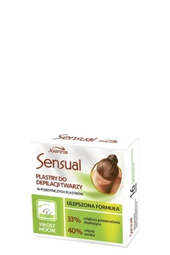 Joanna Sensual plastry do depilacji twarzy mocne