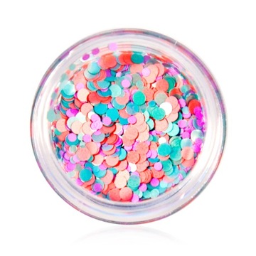 OZDOBY DO PAZNOKCI Zdobień Piegi Cekiny Confetti mix 3g Mistero Milano 5035