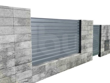 Nowoczesny segment na ogrodzenie ALFEN N02