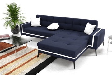 Narożnik sofa rogówka łóżko salon Sunset nogi loft