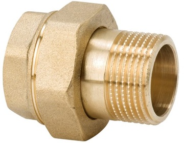 Śrubunek mosiężny prosty 5/4