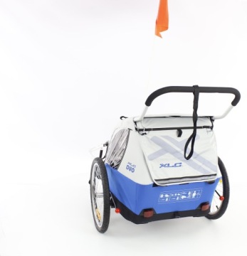 XLC ПРИЦЕП-крузер 2-местная КОЛЯСКА DUO JOGGER 3в1