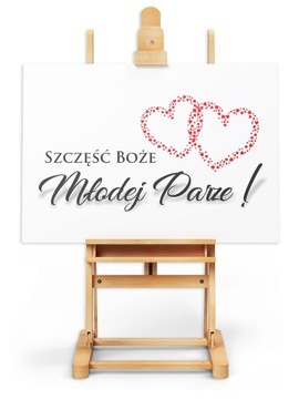 PLAKAT WESELNY ŚLUBNY powitanie gości 50x70cm